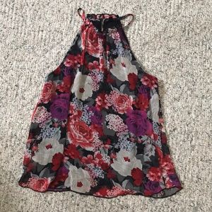Floral Blouse Tank Top